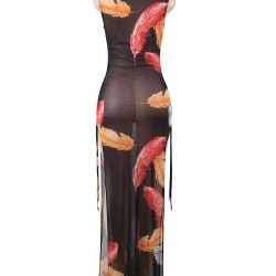High Fashionable Ladies Tease Maxi Dress 
