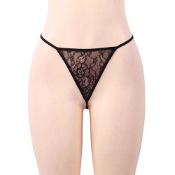 Black lace Deep V Collar Babydoll Black lace Deep V Collar Babydoll