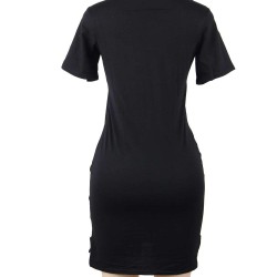 Pictures Custom Print Loose Cotton Casual Long T shirt 