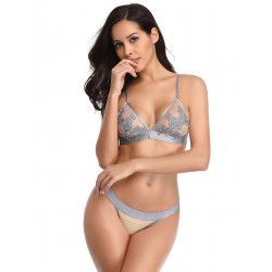Elegant Embroidery Fashion Bra Set Elegant Embroidery Fashion Bra Set