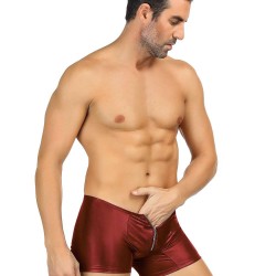 Men's Leather Pants With Exposed Hips