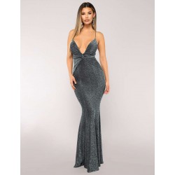 Black Elegant Halter sparkly Slim Evening Dress Black Elegant Halter sparkly Slim Evening Dress