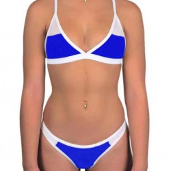Sexy 2 Piece Mixed Patchwork Mature Swimsuits Bikini