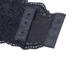 Black High Quality Lace Sexy Hollow-out Conjoined Underwear Black High Quality Lace Sexy Hollow-out Conjoined Underwear
