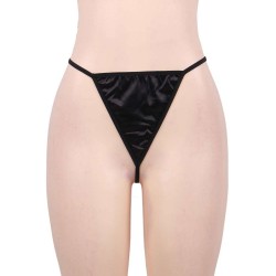 Plus Size Black Silk Satin Lace Sexy Women Kimono Home Pajamas