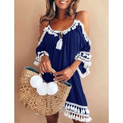 Personalized Fashionable Off Shoulder Summer Bohemian Beach Dress Personalized Fashionable Off Shoulder Summer Bohemian Beach Dress