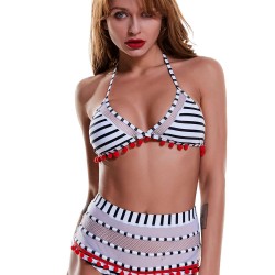 Lovely Girl Style Fringe Bikini